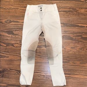 Size 24 Tailored Sportsman White Breeches